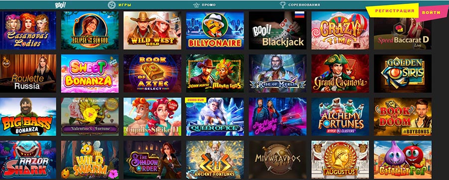 Каталог слотов