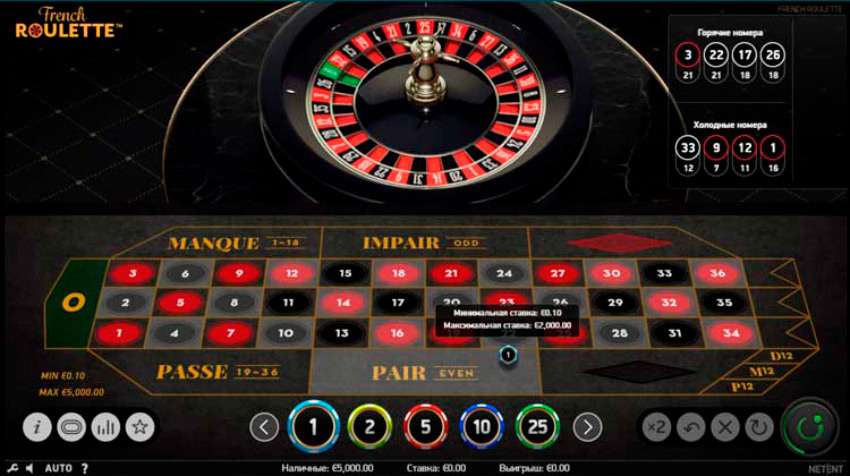 French Roulette (NetEnt)