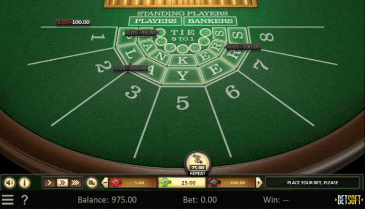 Баккара геймплей