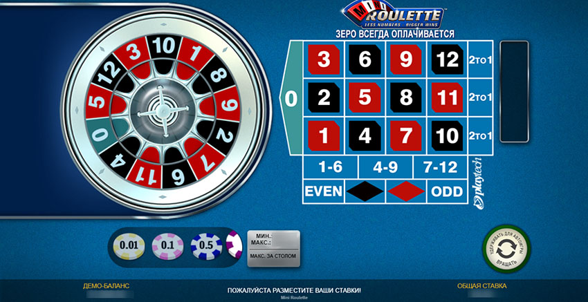 Мини-рулетка